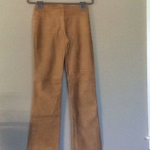 Kenneth Cole Suede Pants SZ 2 Beautiful Condition